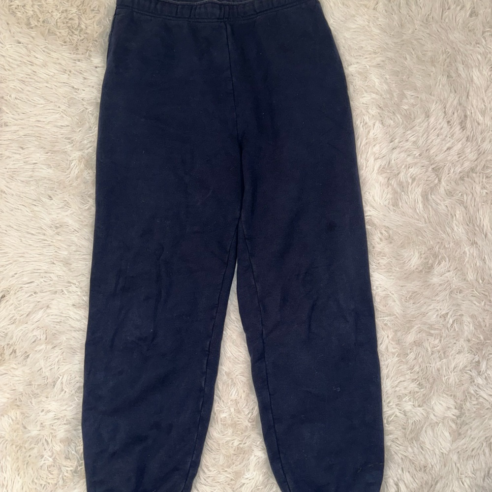 TNA Cozy Fleece Joggers in Deep Blue